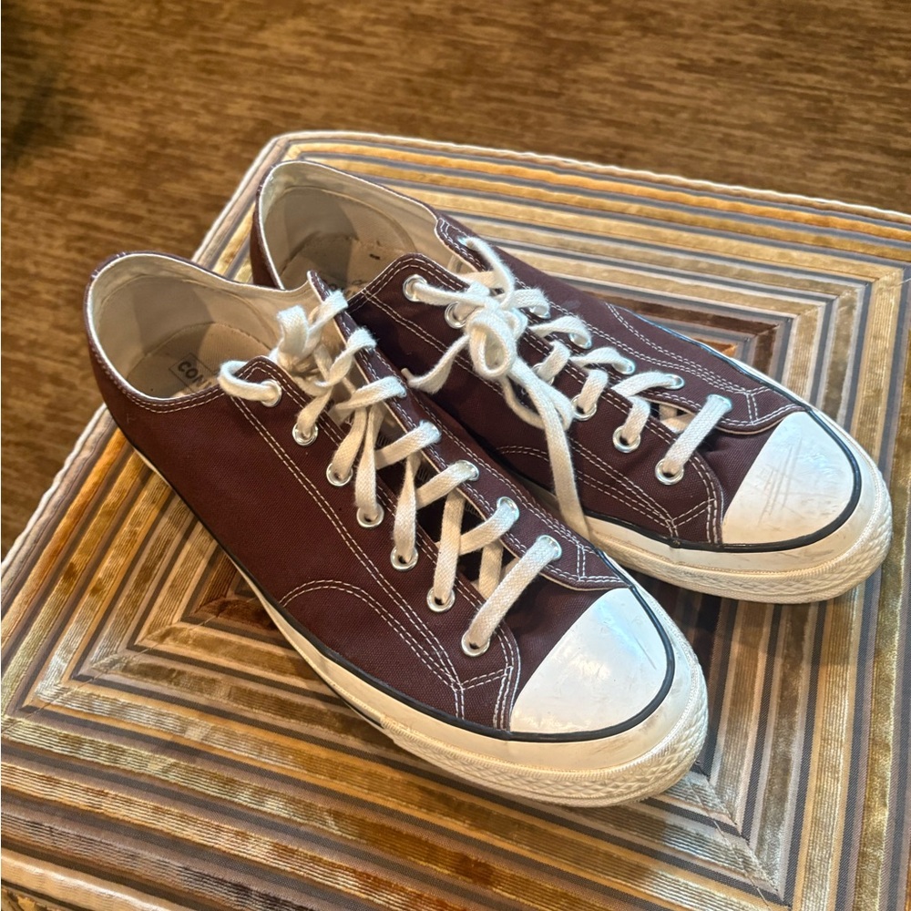 Converse Men's Brown Canvas Sneakers
